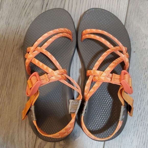 Chaco Strappy Sandals Shoes Orange Adjustable Strap Women's WOMAN'S Size 7 - Picture 8 of 16